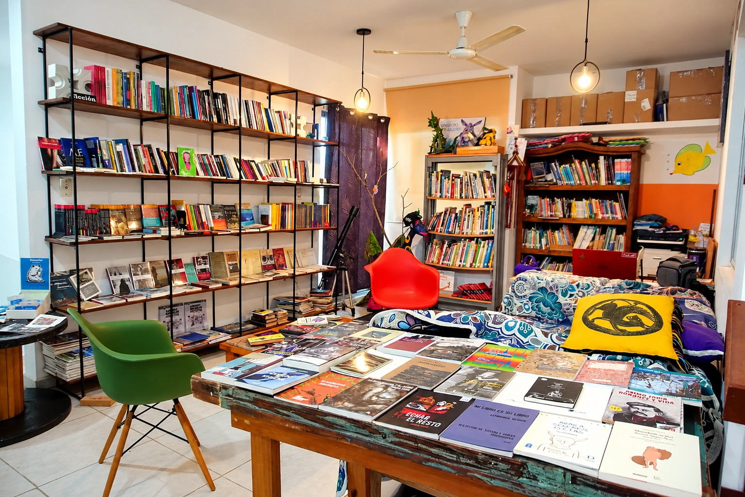 Interior de la Bodeguita Mosca