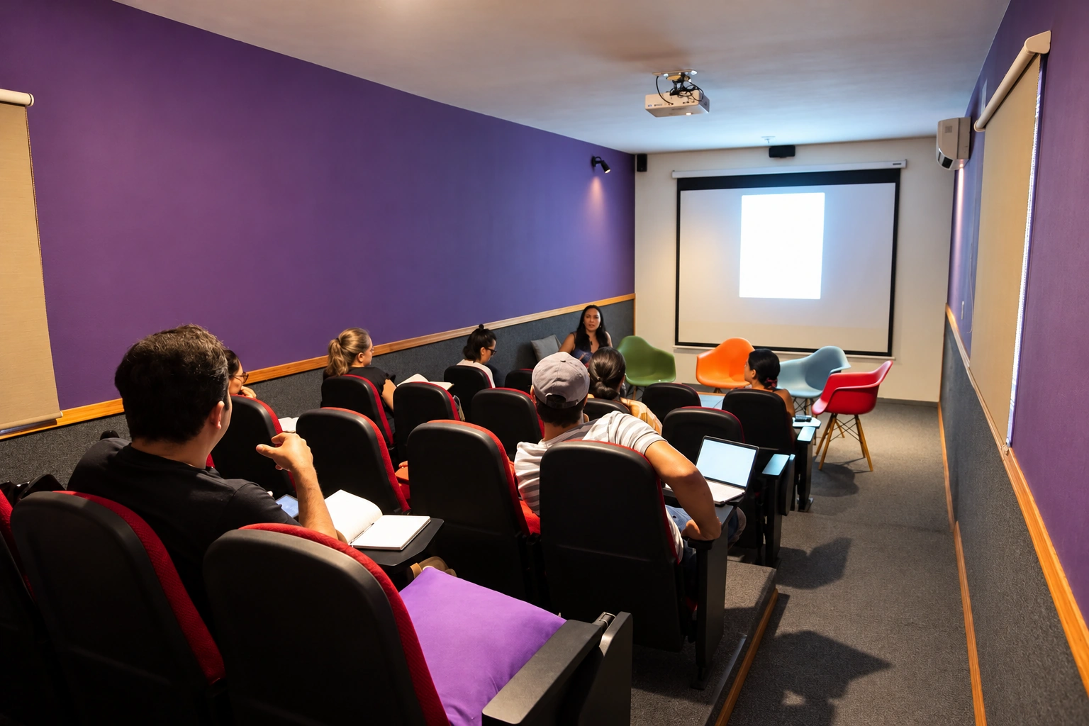 Sesión del taller de escritura creativa