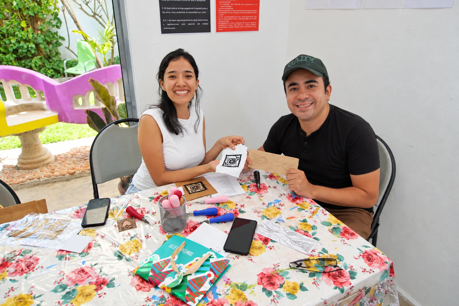 Taller de grabado en relieve
