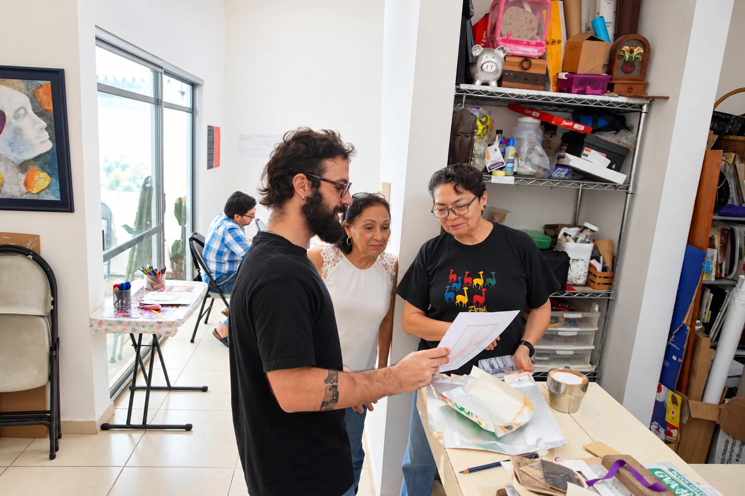 Impresión en el taller de grabado