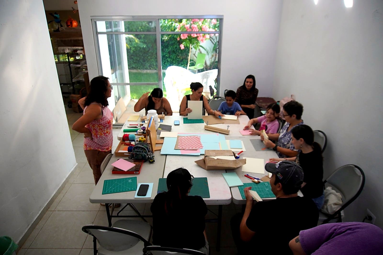 Espacio del taller en el Centro Cultural Lorca